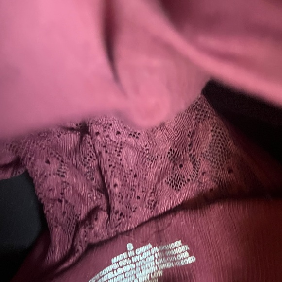 S Maurices Womens Lace Racerback Bralette Bra White Ivory Small Stretch Removabl - Picture 4 of 5